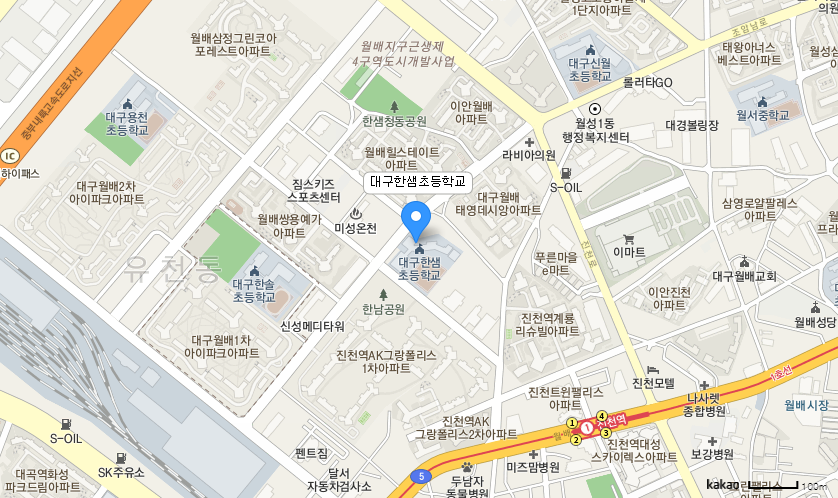 학교 찾아오시는 길 지도